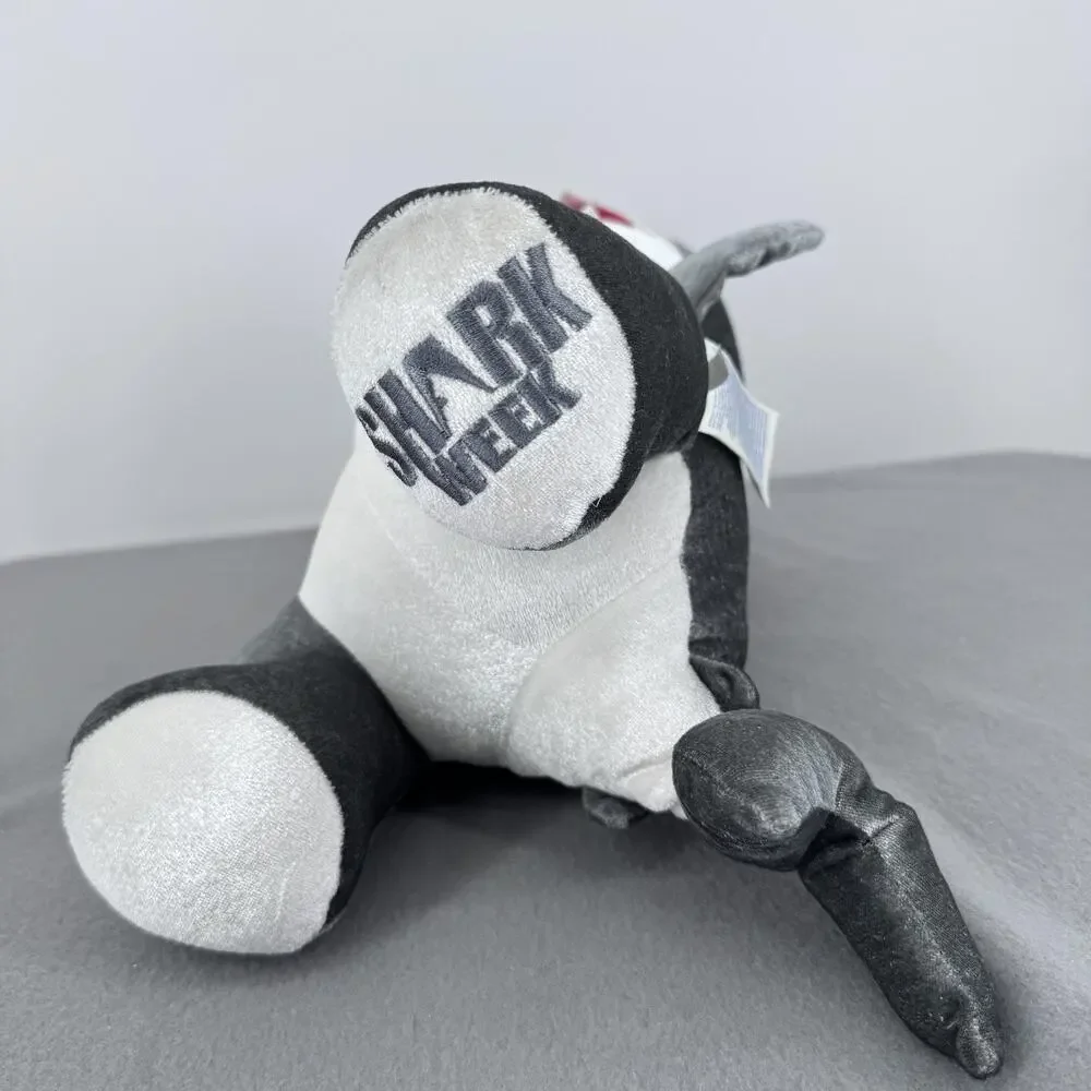 13in Build A Bear Discovery Shark Week 2020 Great White Shark Plush DCL - Picture 4 of 10